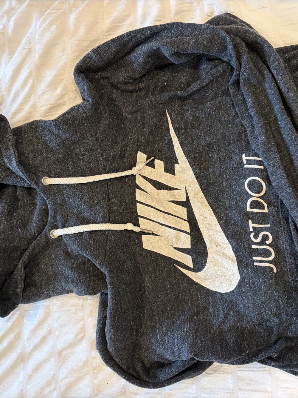 Nike Dark Gray 'Just Do It' Pullover Hoodie